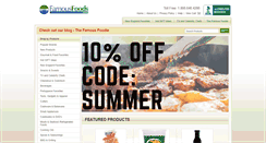 Desktop Screenshot of famousfoods.com